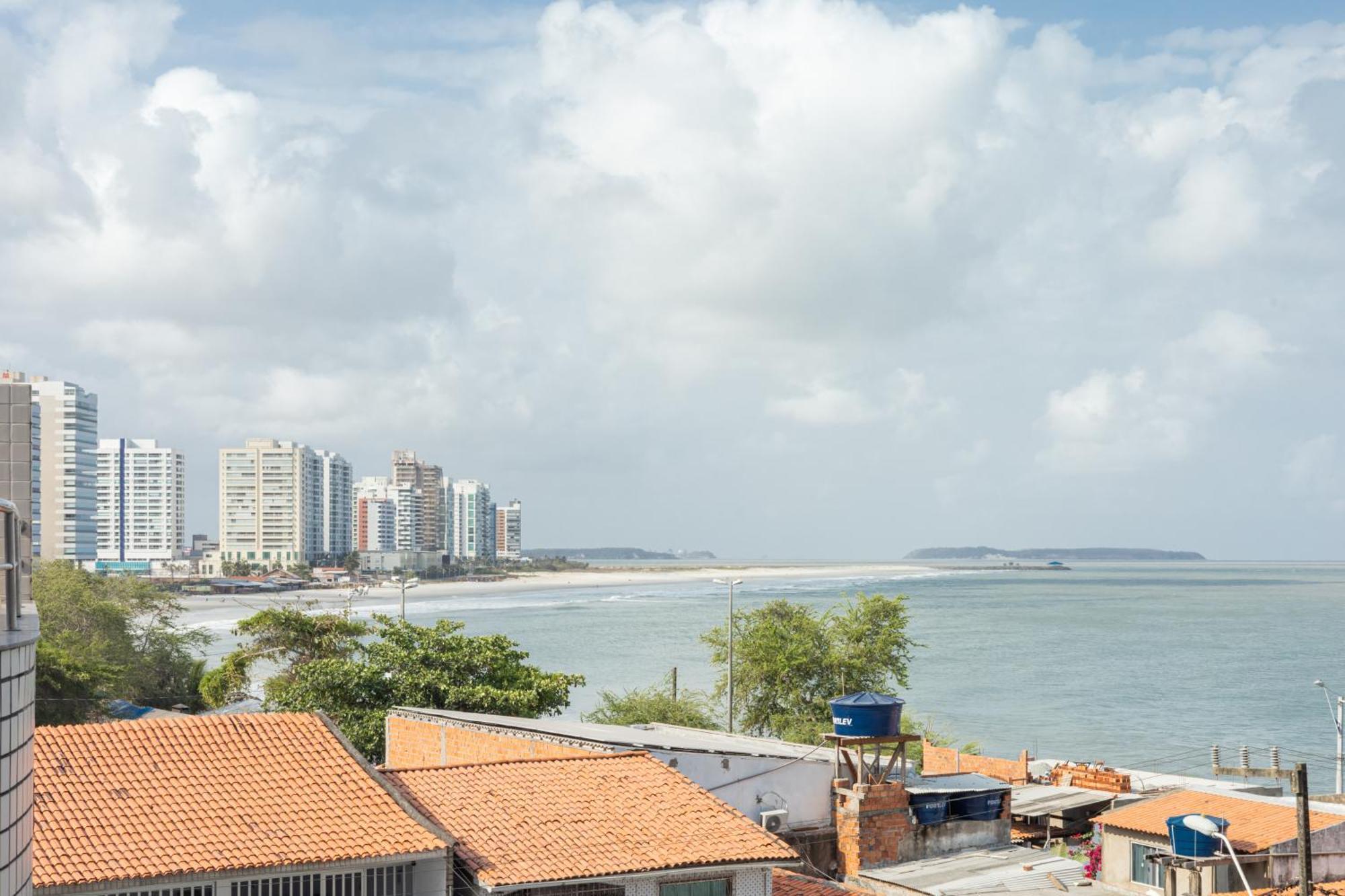 Vista Mar E Lagoa - Cozinha E Frigobar - Apartamento Flat Proximo A Praia Sao Luis  Bagian luar foto