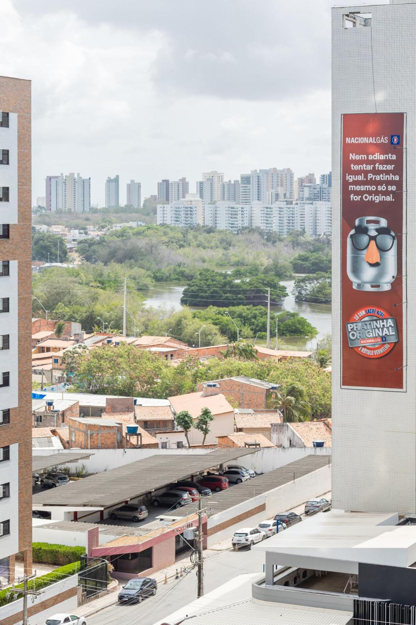 Vista Mar E Lagoa - Cozinha E Frigobar - Apartamento Flat Proximo A Praia Sao Luis  Bagian luar foto