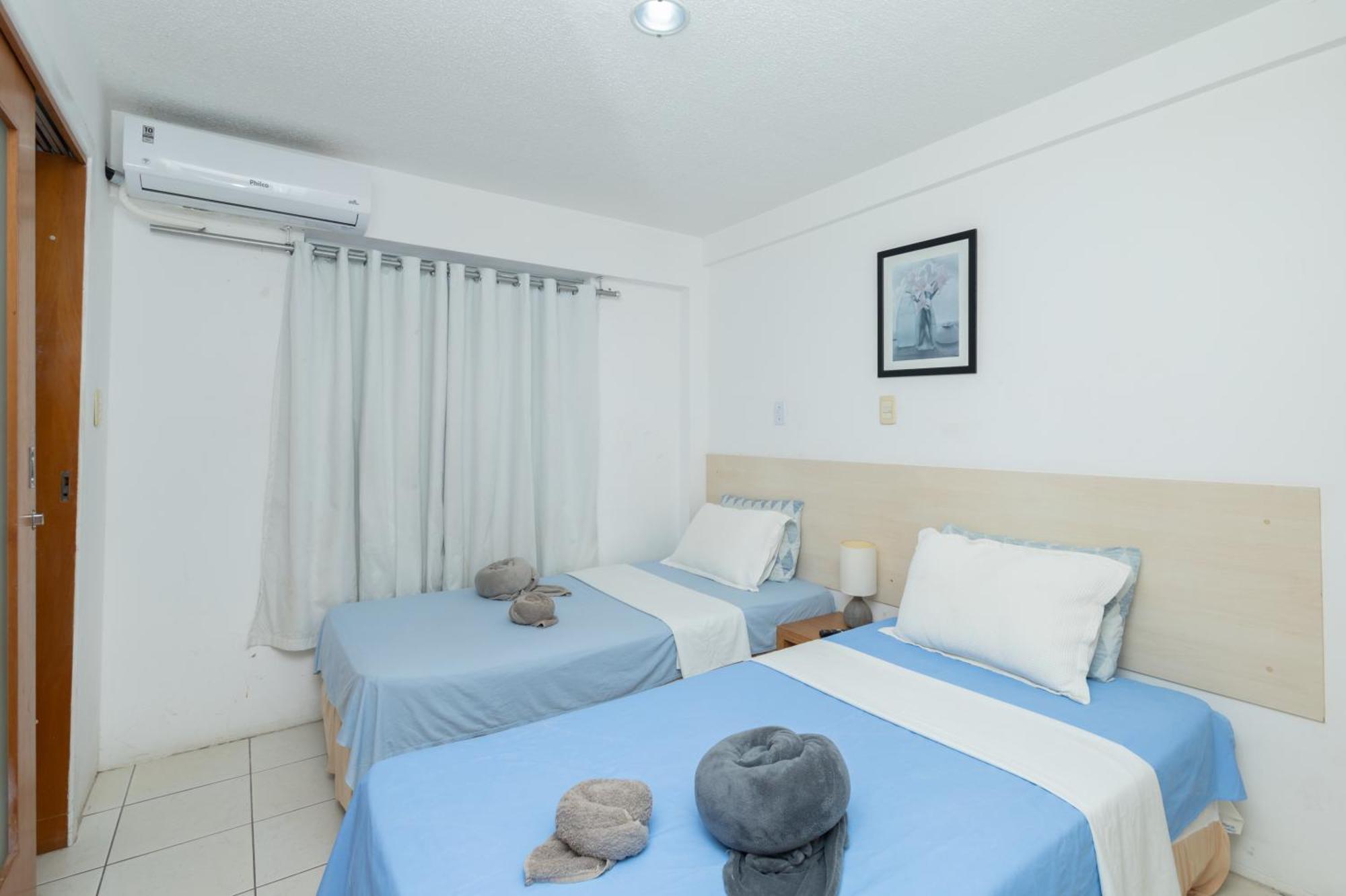 Vista Mar E Lagoa - Cozinha E Frigobar - Apartamento Flat Proximo A Praia Sao Luis  Bagian luar foto
